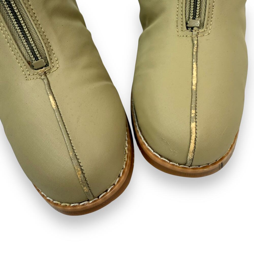 1970's brand new tan winter waterproof faux fur lined boots - Picture 7 of 16